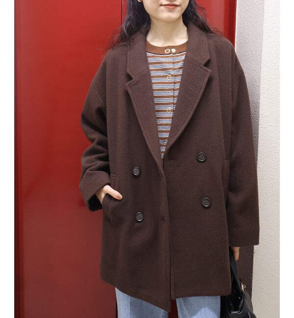  「ウールオーバーチェスターハーフコート」|チェスターコート|