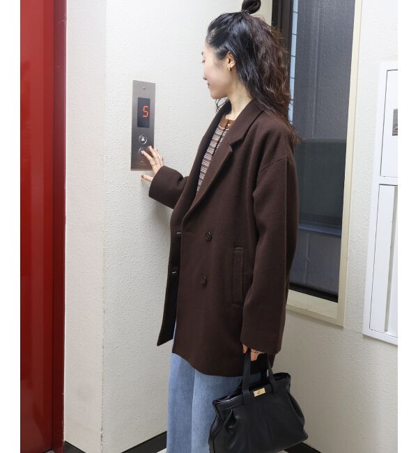  「ウールオーバーチェスターハーフコート」|チェスターコート|