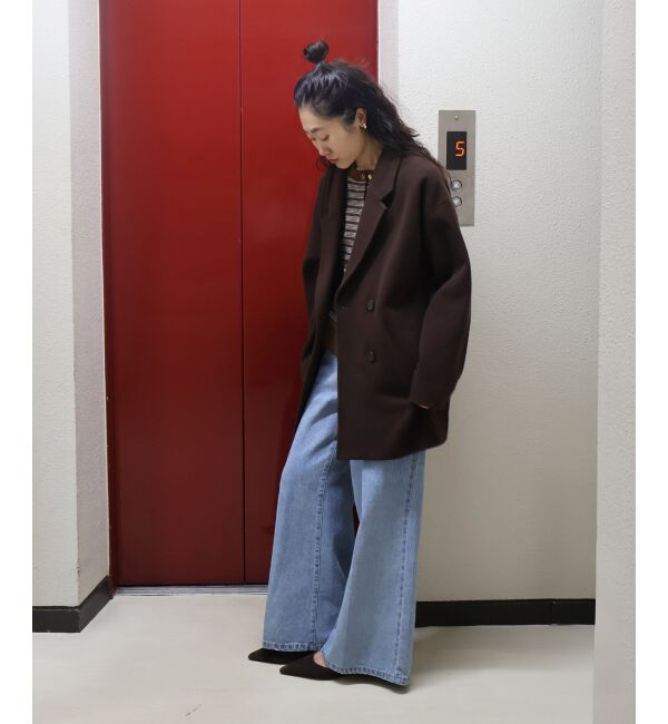  「ウールオーバーチェスターハーフコート」|チェスターコート|