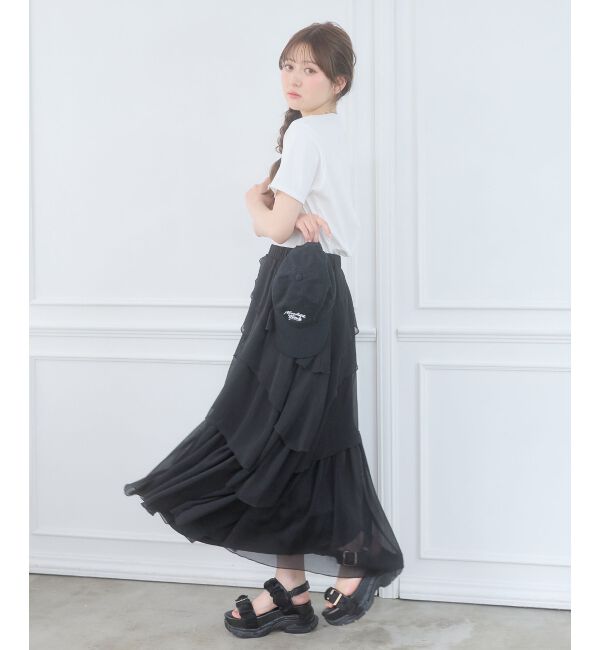  「ランダムティアードスカート」|スカート|