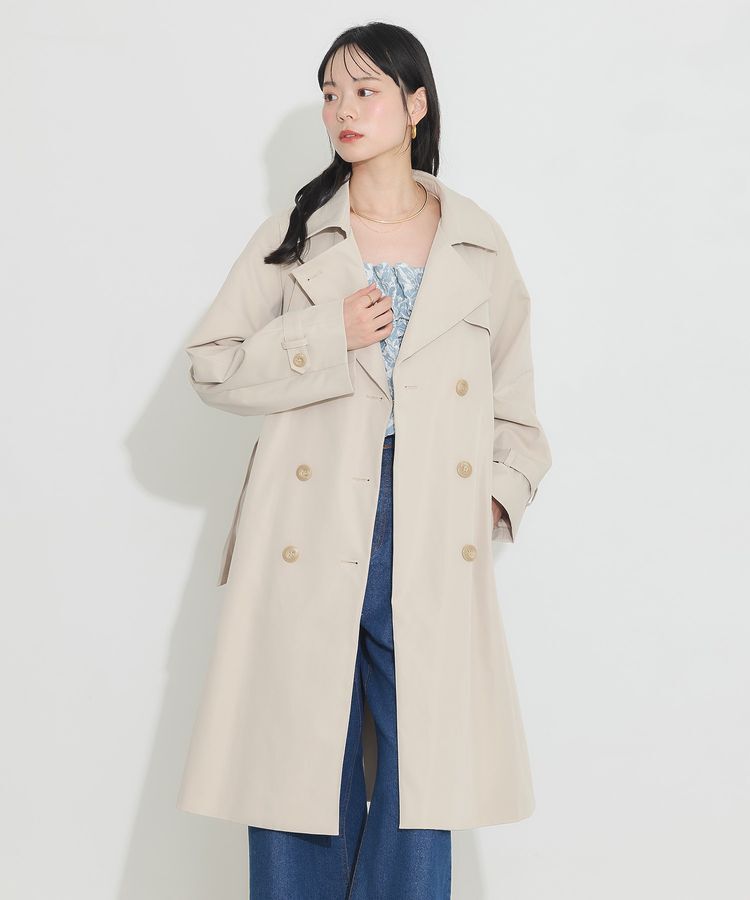 earth music&ecology「ベーシックトレンチコート」|トレンチコート|