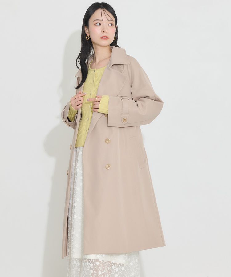 earth music&ecology「ベーシックトレンチコート」|トレンチコート|Beige