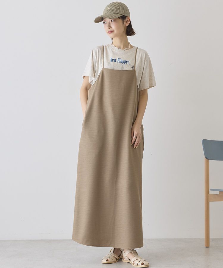 AMERICAN HOLIC「リネンライクIラインキャミワンピース」|ワンピース|