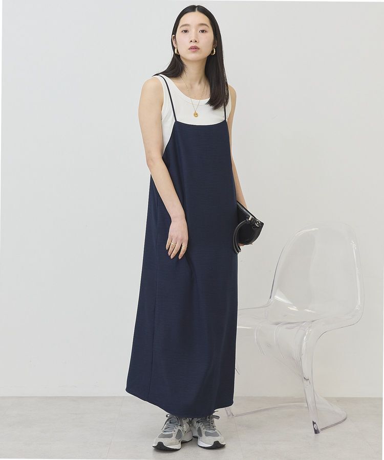 AMERICAN HOLIC「リネンライクIラインキャミワンピース」|ワンピース|