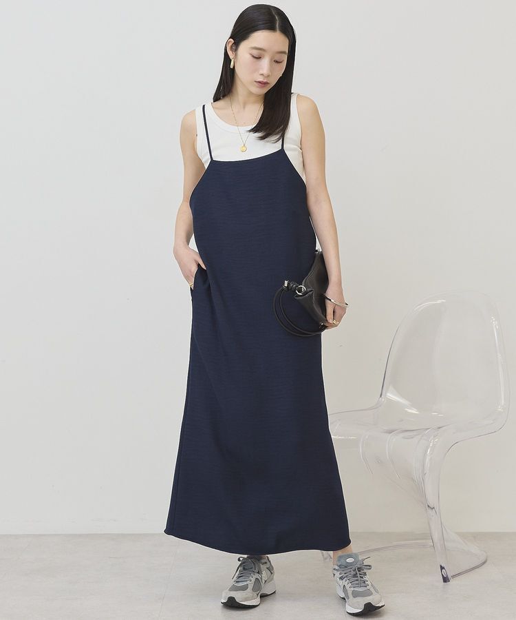 AMERICAN HOLIC「リネンライクIラインキャミワンピース」|ワンピース|