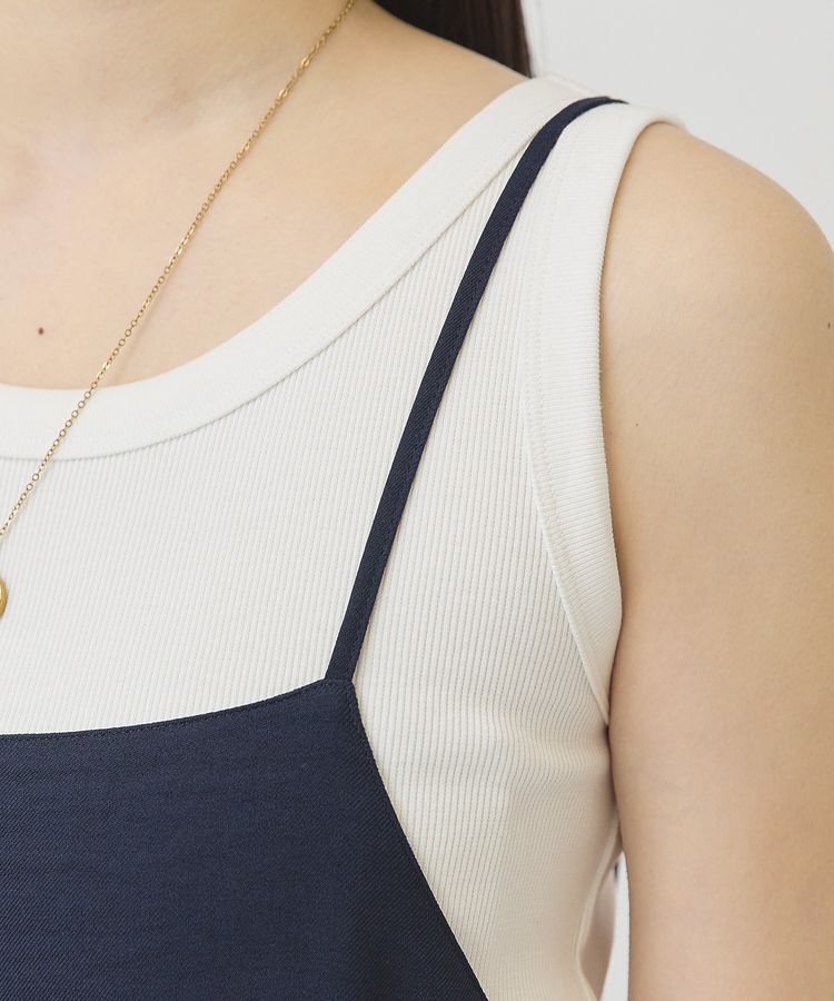 AMERICAN HOLIC「リネンライクIラインキャミワンピース」|ワンピース|