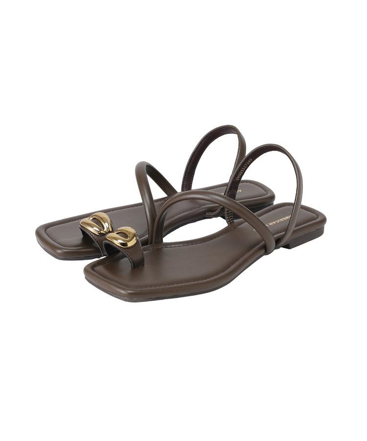 AMERICAN HOLIC「メタルポイントトングサンダル」|サンダル|