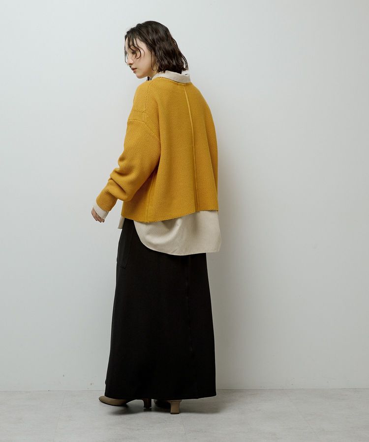 Green Parks「かのこ編モックネックニットプルオーバー」|ニット・セーター|