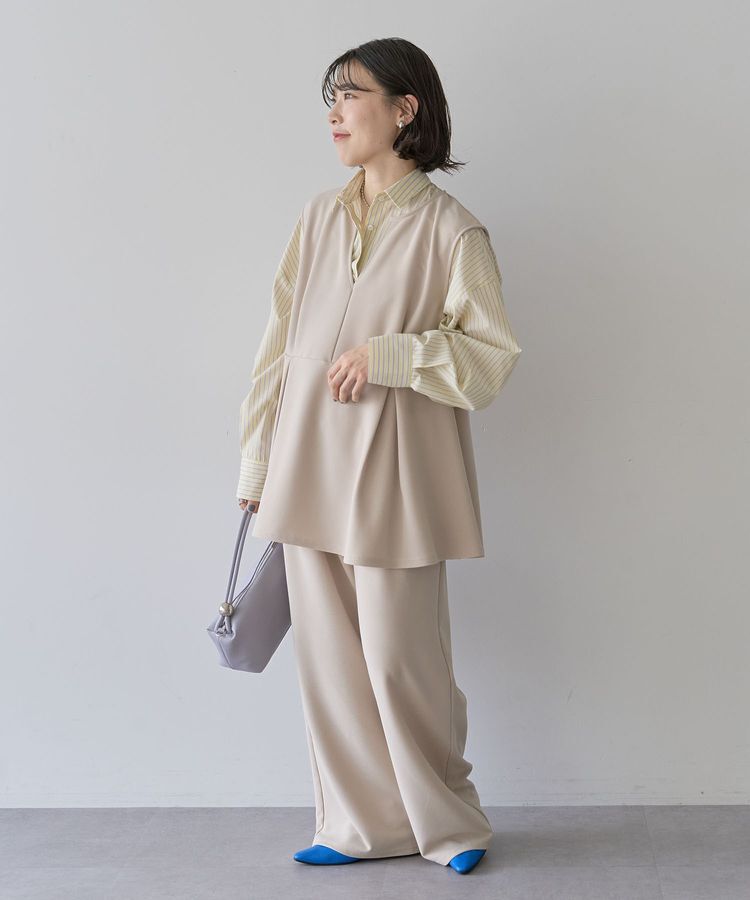 Green Parks「楽ちんリップルワイドパンツ」|その他|