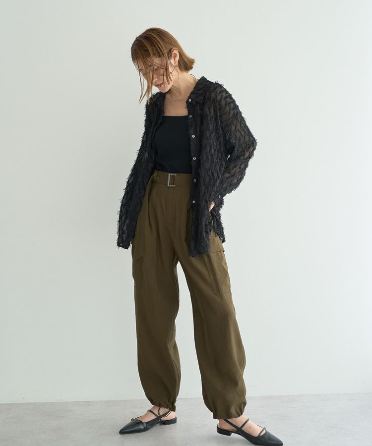 YECCA VECCA「ベルテッドカーゴパンツ」|その他|