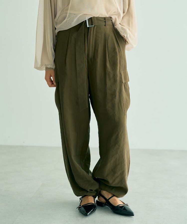 YECCA VECCA「ベルテッドカーゴパンツ」|その他|