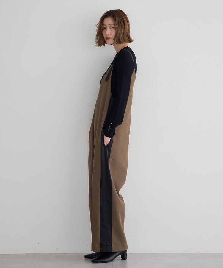 Editt by YECCA VECCA「サイドラインサロペット」|オールインワン|