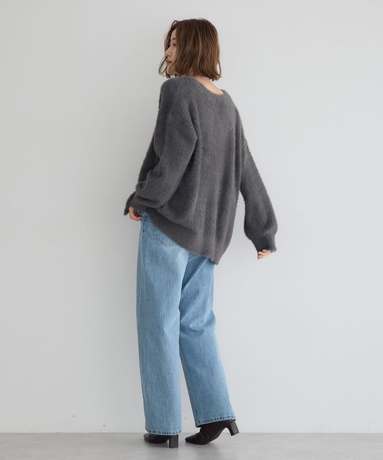 YECCA VECCA「ラメシャギーカーディガン」|カーディガン|