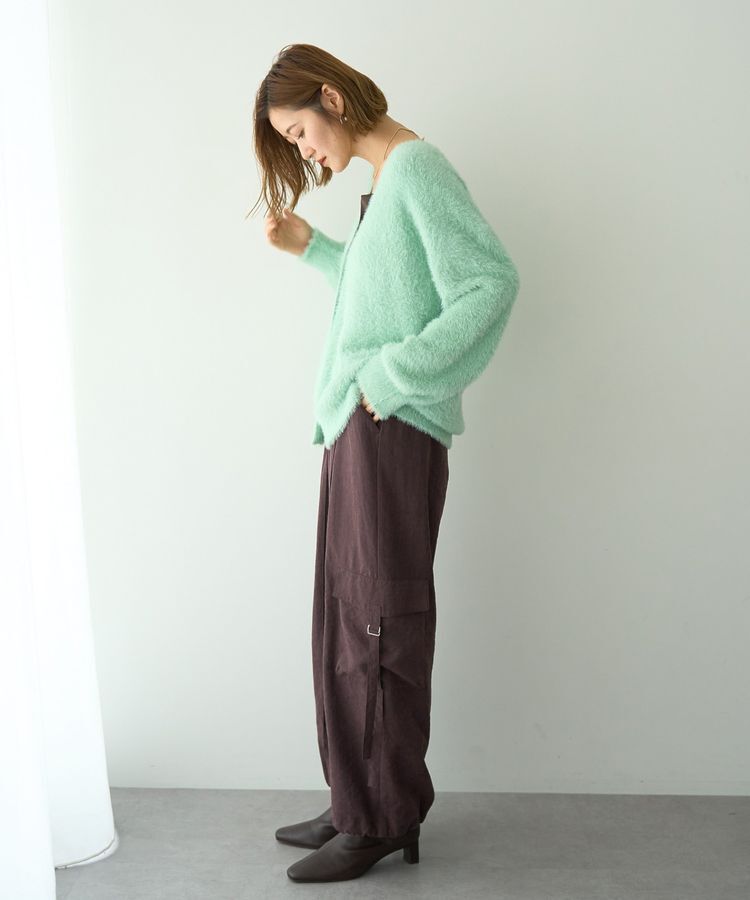 YECCA VECCA「ラメシャギーカーディガン」|カーディガン|