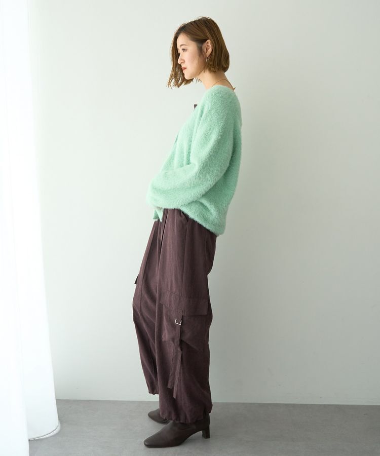 YECCA VECCA「ラメシャギーカーディガン」|カーディガン|