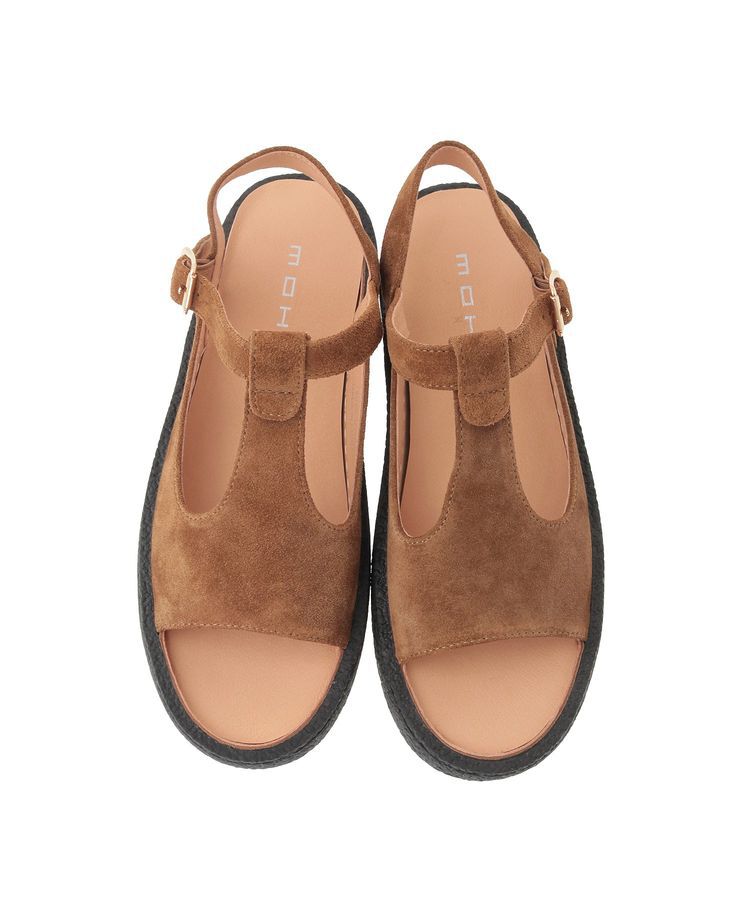 YECCA VECCA「MOHI.レザーTストラップサンダル(2)」|サンダル|