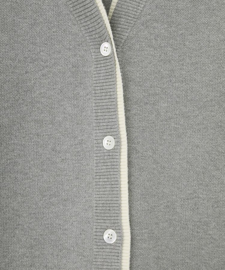 GARAGE OF GOOD CLOTHING「配色リブダブルジャガードカーディガン」|カーディガン|