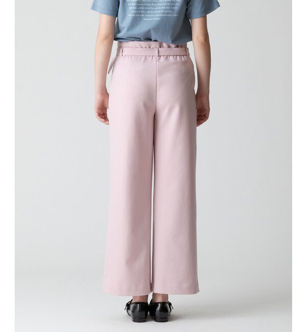 allureville「ウールライクフランネルヨークレスパンツ」|サルエル|