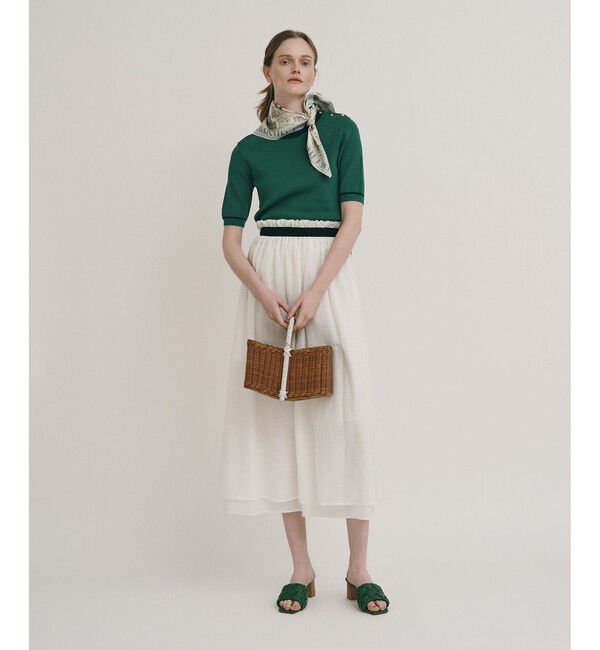 allureville「マッププリントスカーフ」|バンダナ・スカーフ|