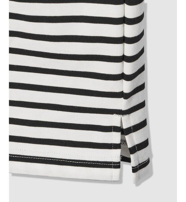 allureville「ボーダーロゴＴ」|Tシャツ・カットソー|