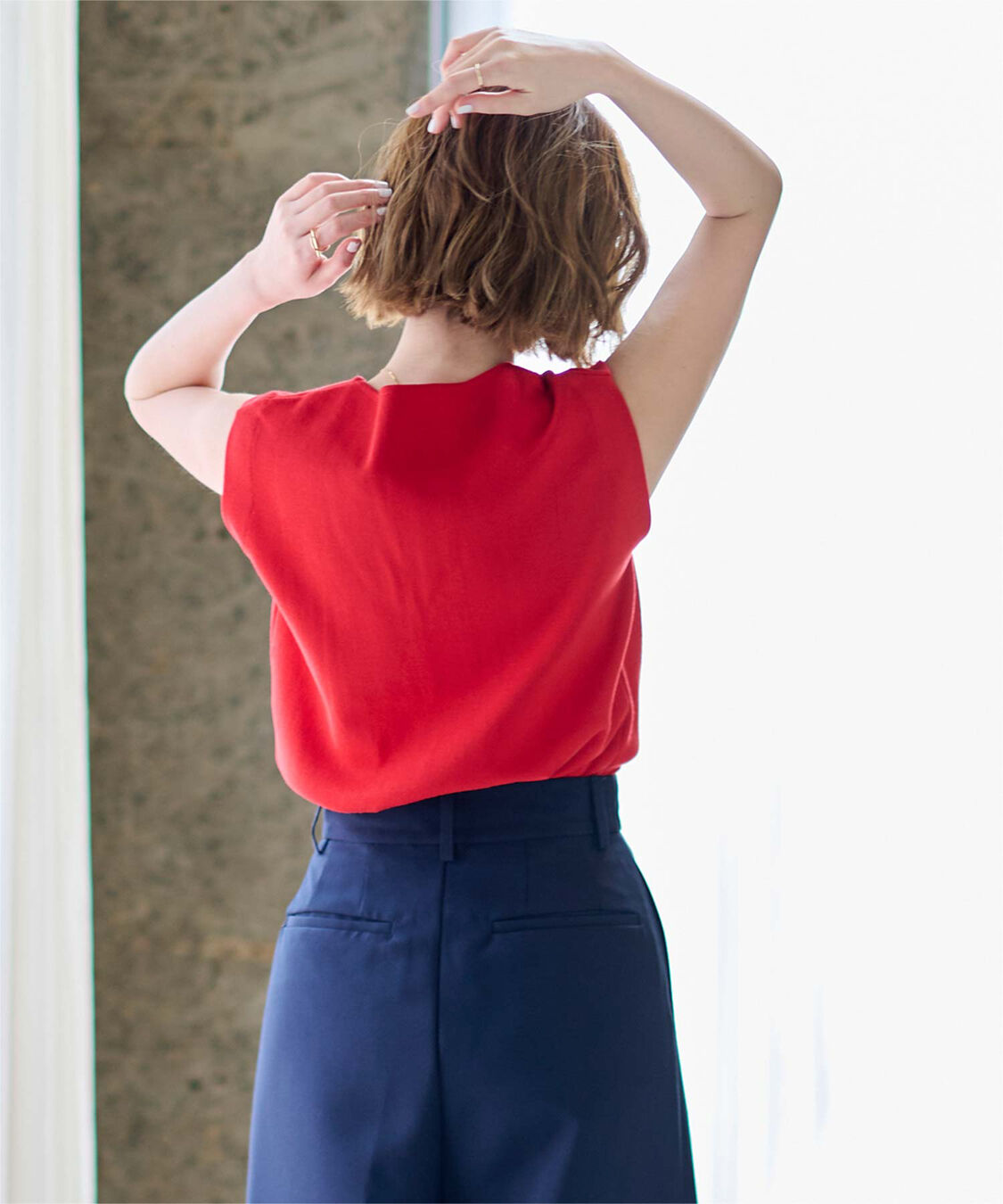 ur's「フレンチスリーブニットトップス」|ニット・セーター|