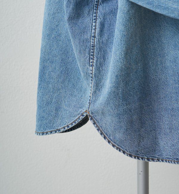  「デニムリボンタイブラウス」|プルオーバー|