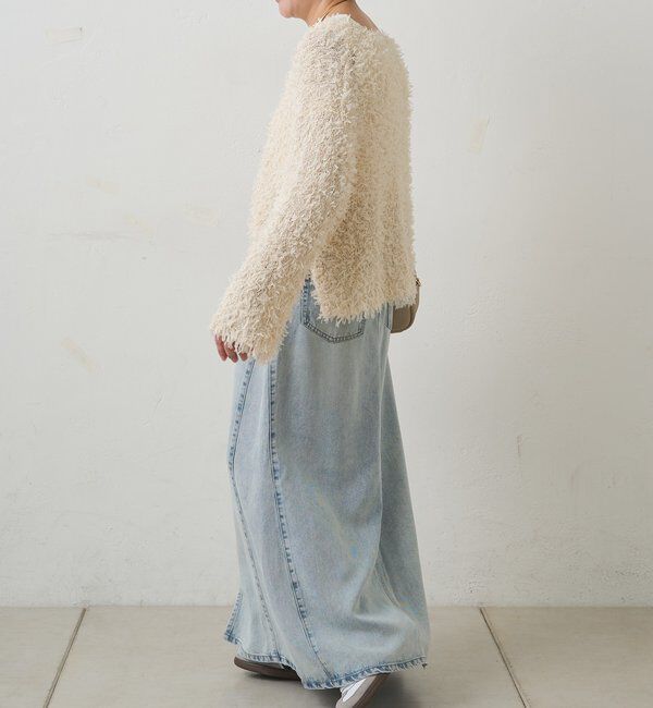  「リボンヤーンニットプルオーバー」|ニット・セーター|