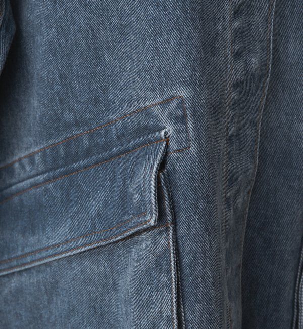 「カツラギカバーオールジャケット」|デニムジャケット|