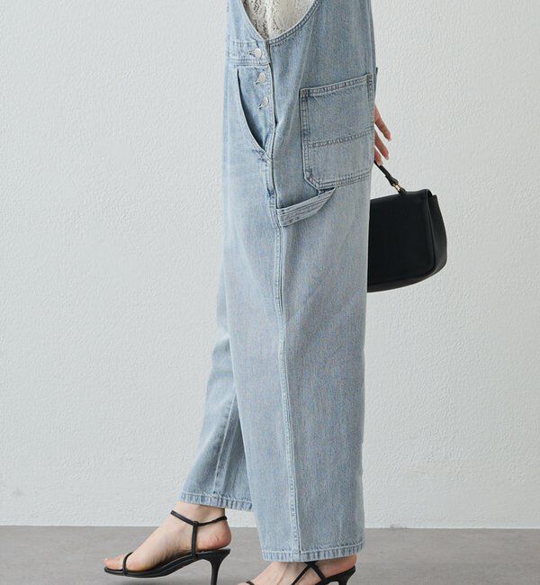  「綿麻デニムサロペット」|その他|