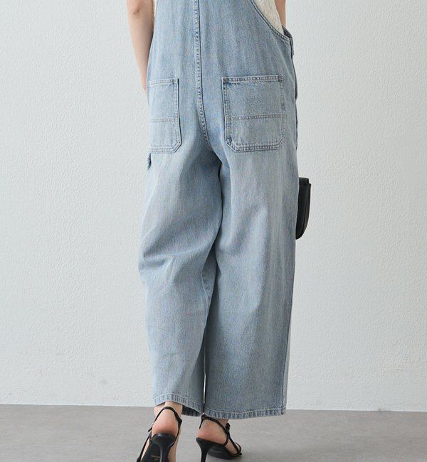  「綿麻デニムサロペット」|その他|