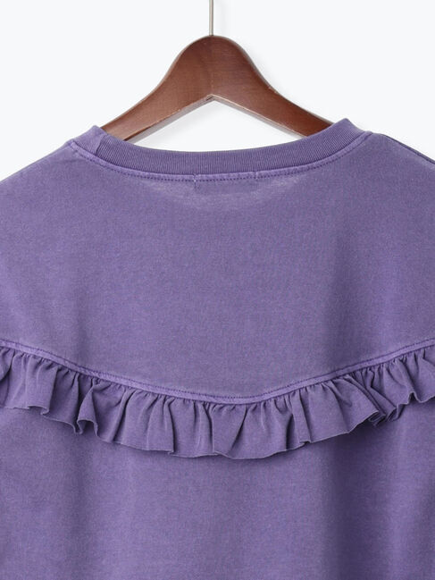 Te chichi TERRASSE「ピグメントVフリルTシャツ」|Tシャツ・カットソー|