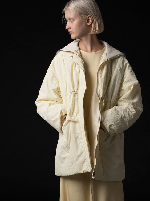 Te chichi「【Atelier Bonheur】リブカラードロストパデッドコート《2025winter catalog item》」|その他|