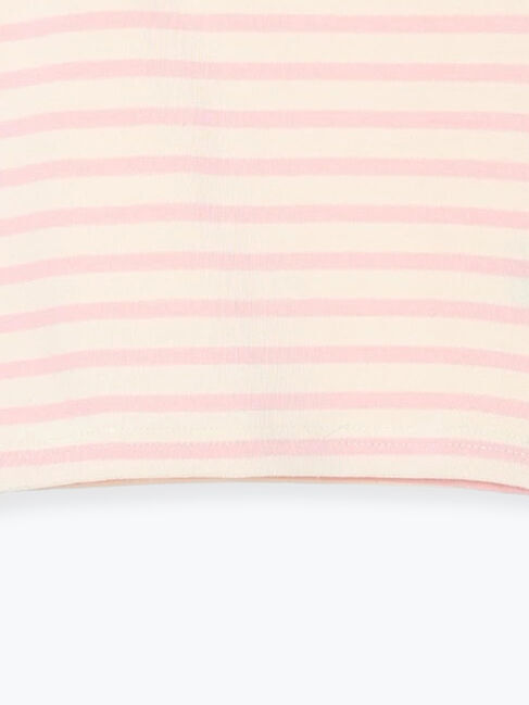 Samansa Mos2 Lagom「ハリネズミ刺繍ボーダーカットソー」|Tシャツ・カットソー|