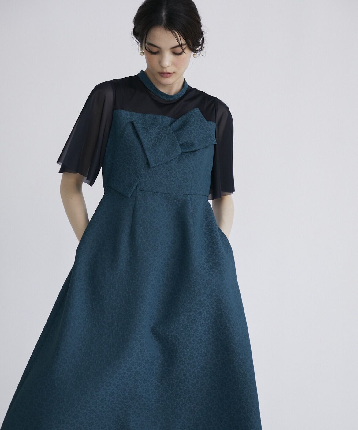 Maglie le cassetto「シアードッキングワンピース」|ワンピース|