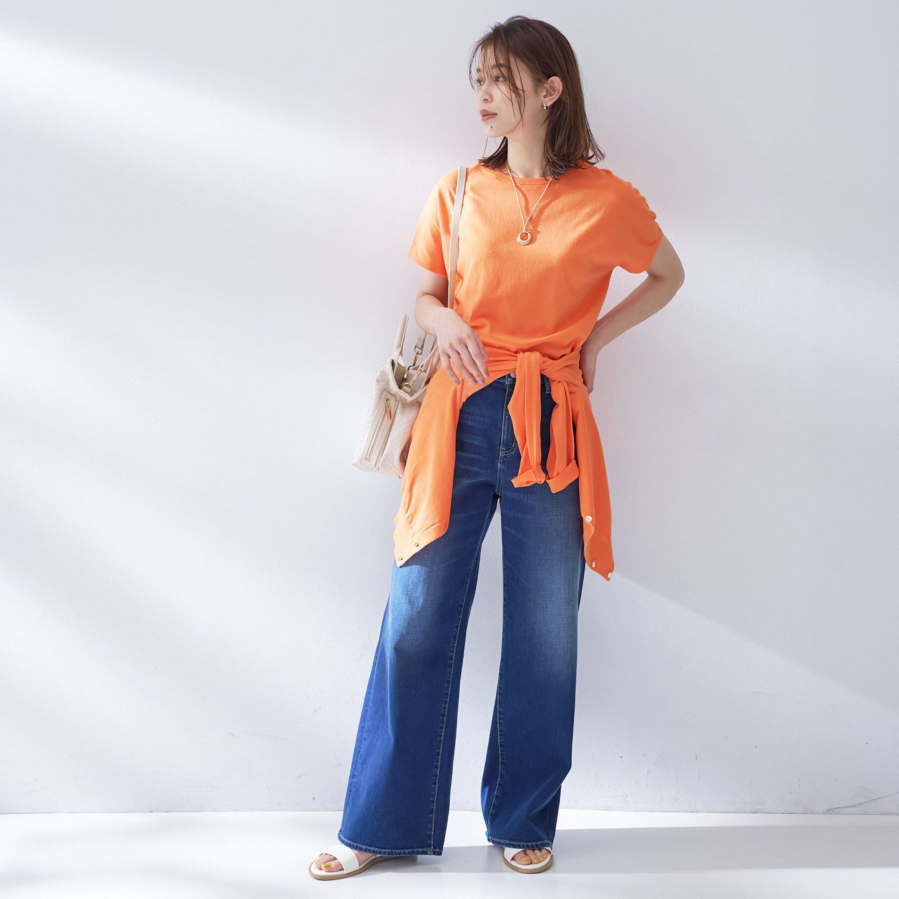 UNTITLED「コットンベーシックニット」|ニット・セーター|