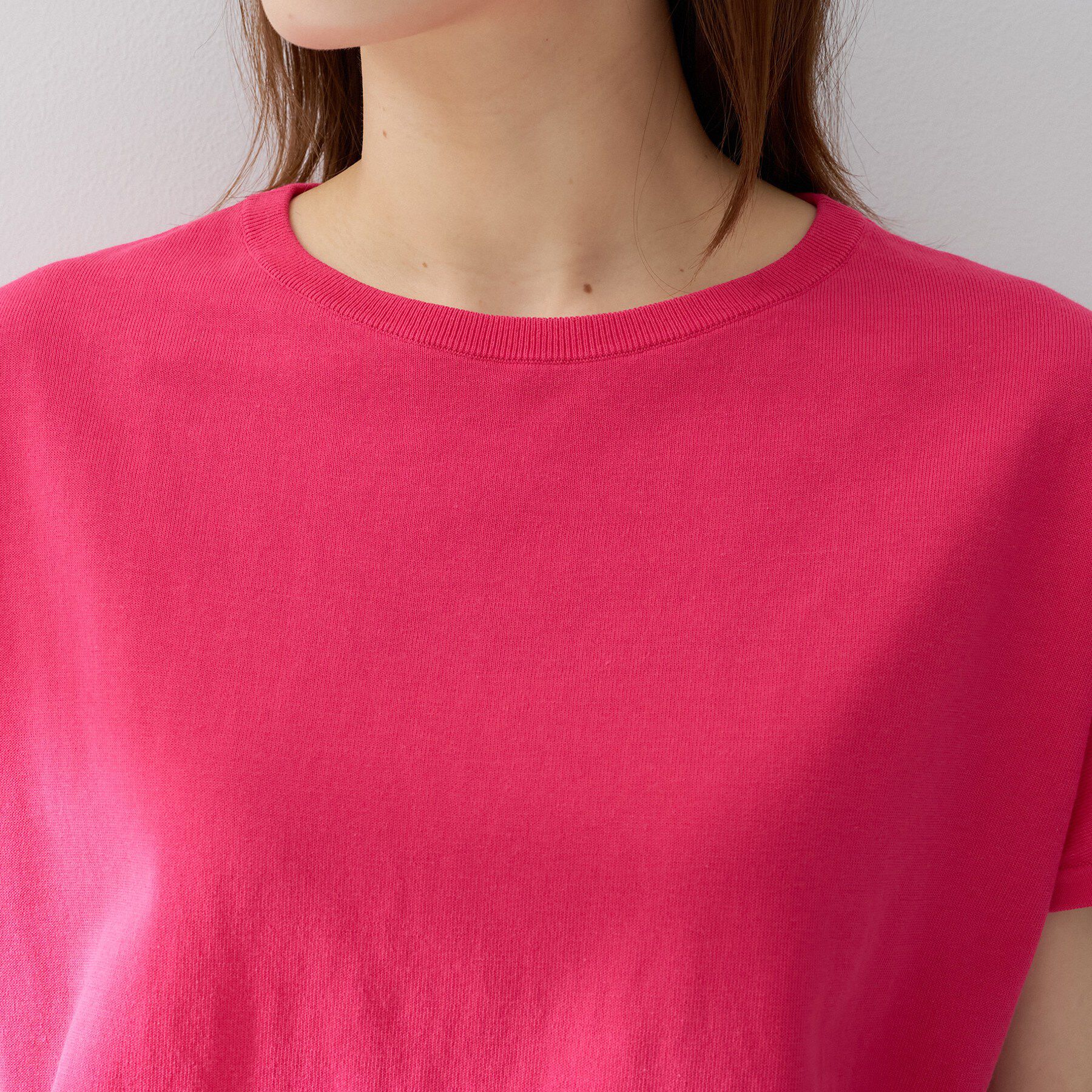 UNTITLED「コットンベーシックニット」|ニット・セーター|