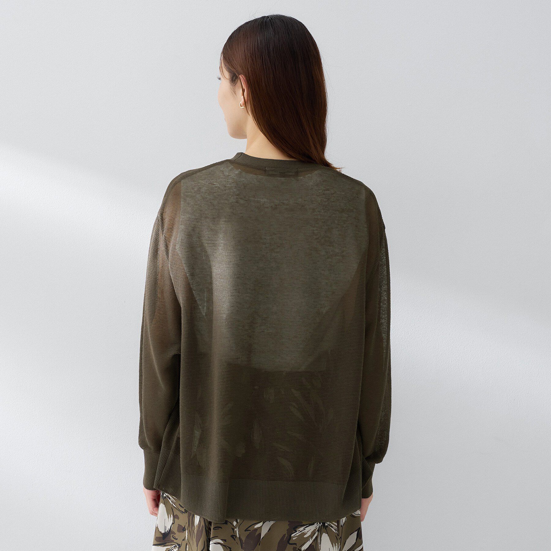 UNTITLED「コットンリネンカーディガン」|カーディガン|