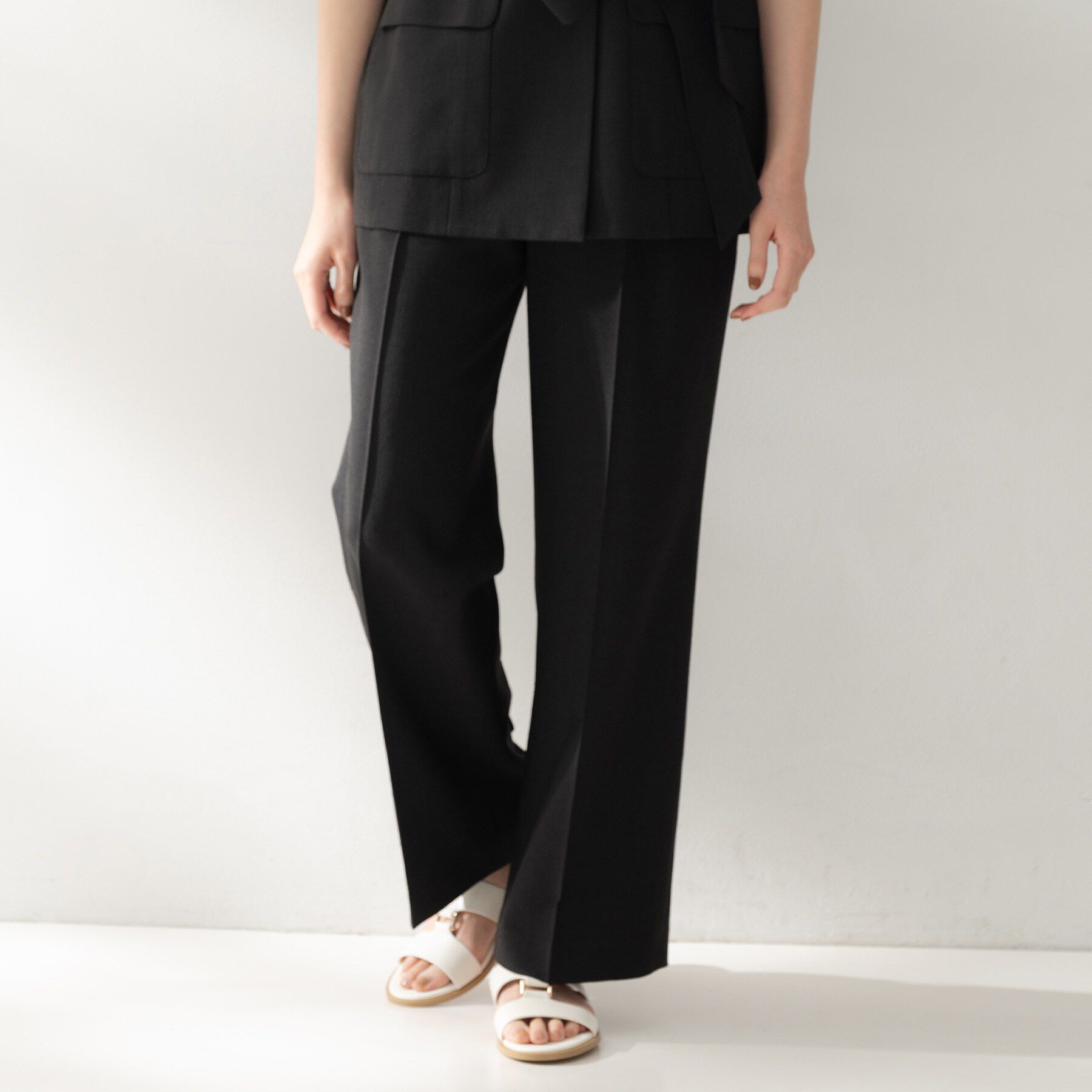 UNTITLED「スラブワイドパンツ」|その他|