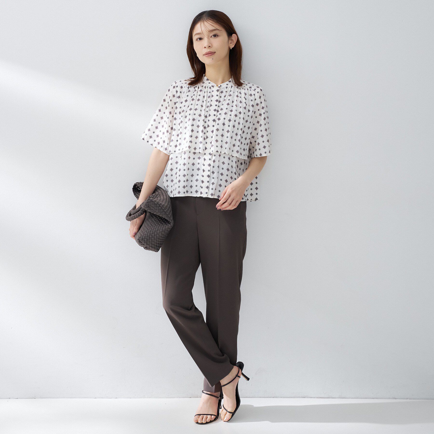 UNTITLED「コモンプリントブラウス」|シャツ・ブラウス|