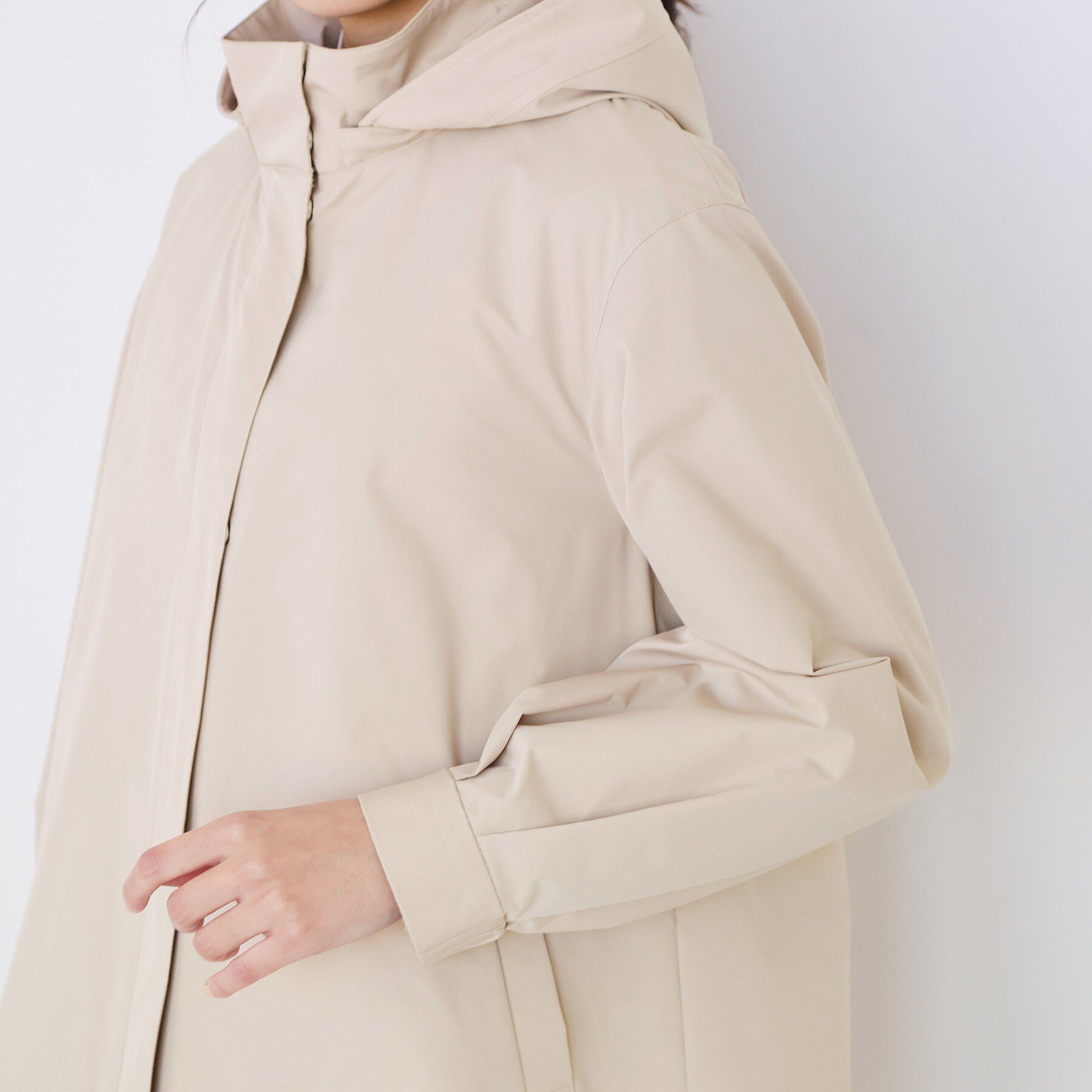 COUP DE CHANCE「【手洗い可／裏地なし／袖プッシュアップ可／フード取外し可】マウンテンパーカー」|ブルゾン・スタジャン|