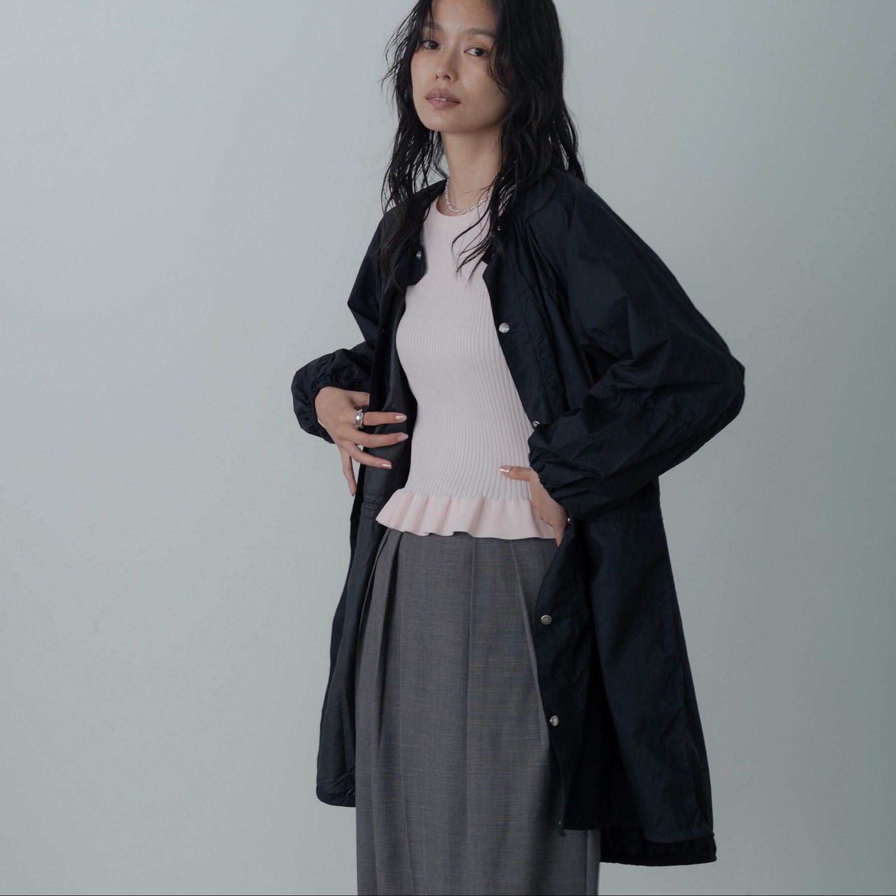 GALLEST「【THE NORTH FACE Purple Label】Field Shirred Coat【再入」|ブルゾン・スタジャン|ブラック(019)