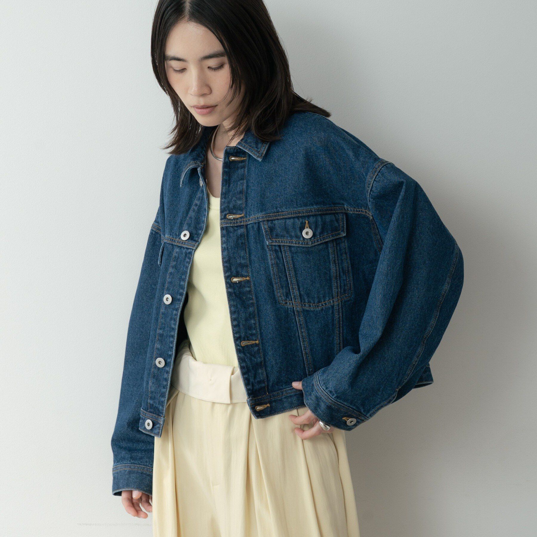 GALLEST「ボックスデニムジャケット」|デニムジャケット|