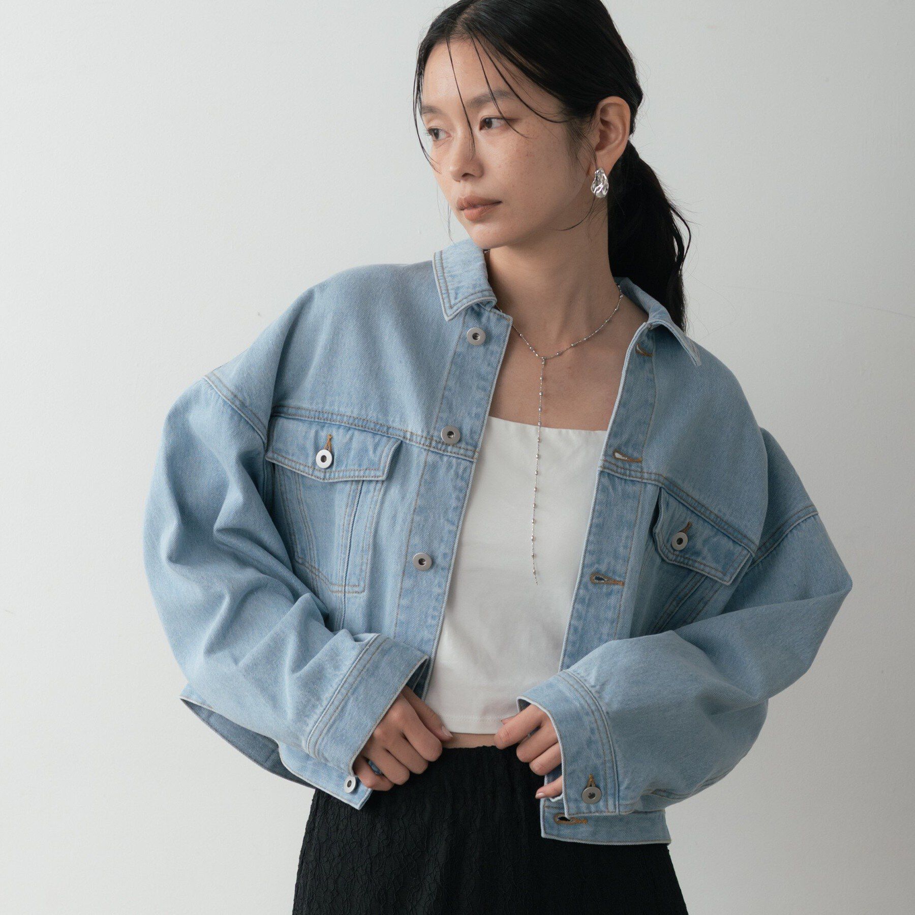 GALLEST「ボックスデニムジャケット」|デニムジャケット|