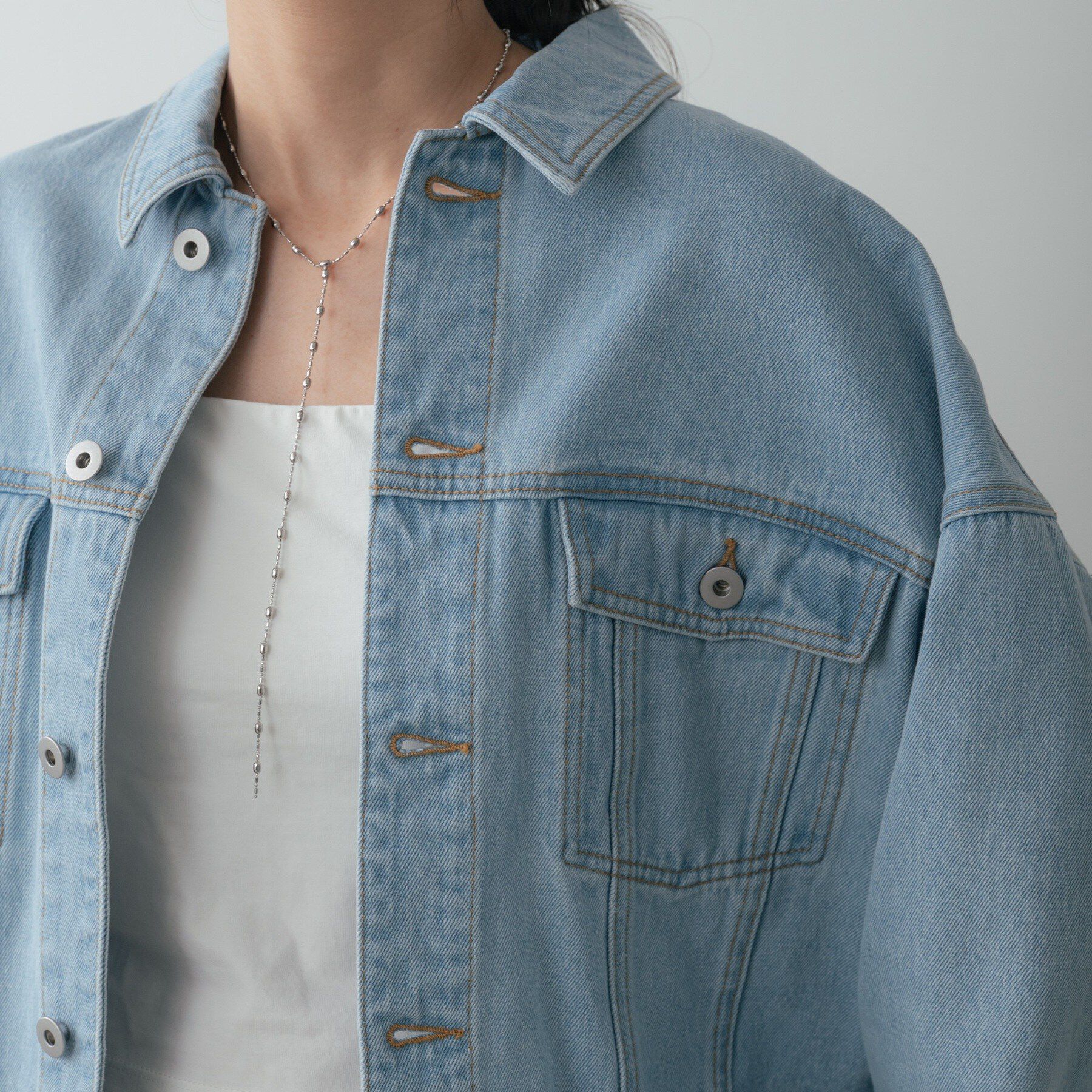 GALLEST「ボックスデニムジャケット」|デニムジャケット|