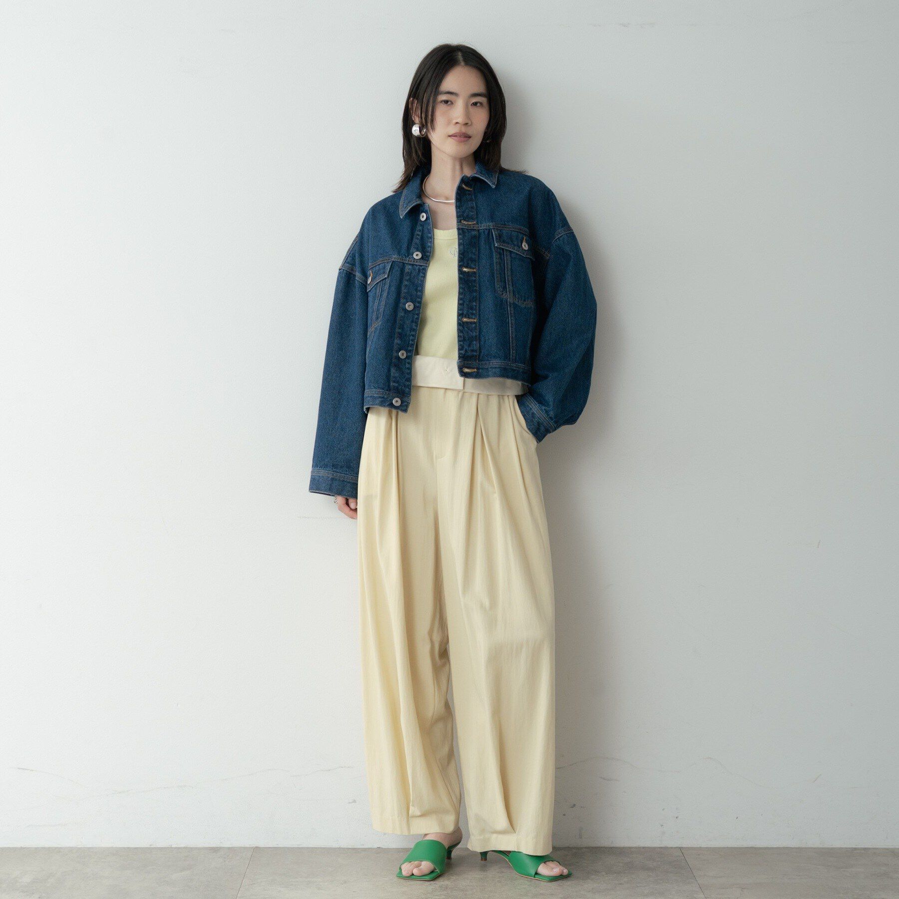 GALLEST「ボックスデニムジャケット」|デニムジャケット|