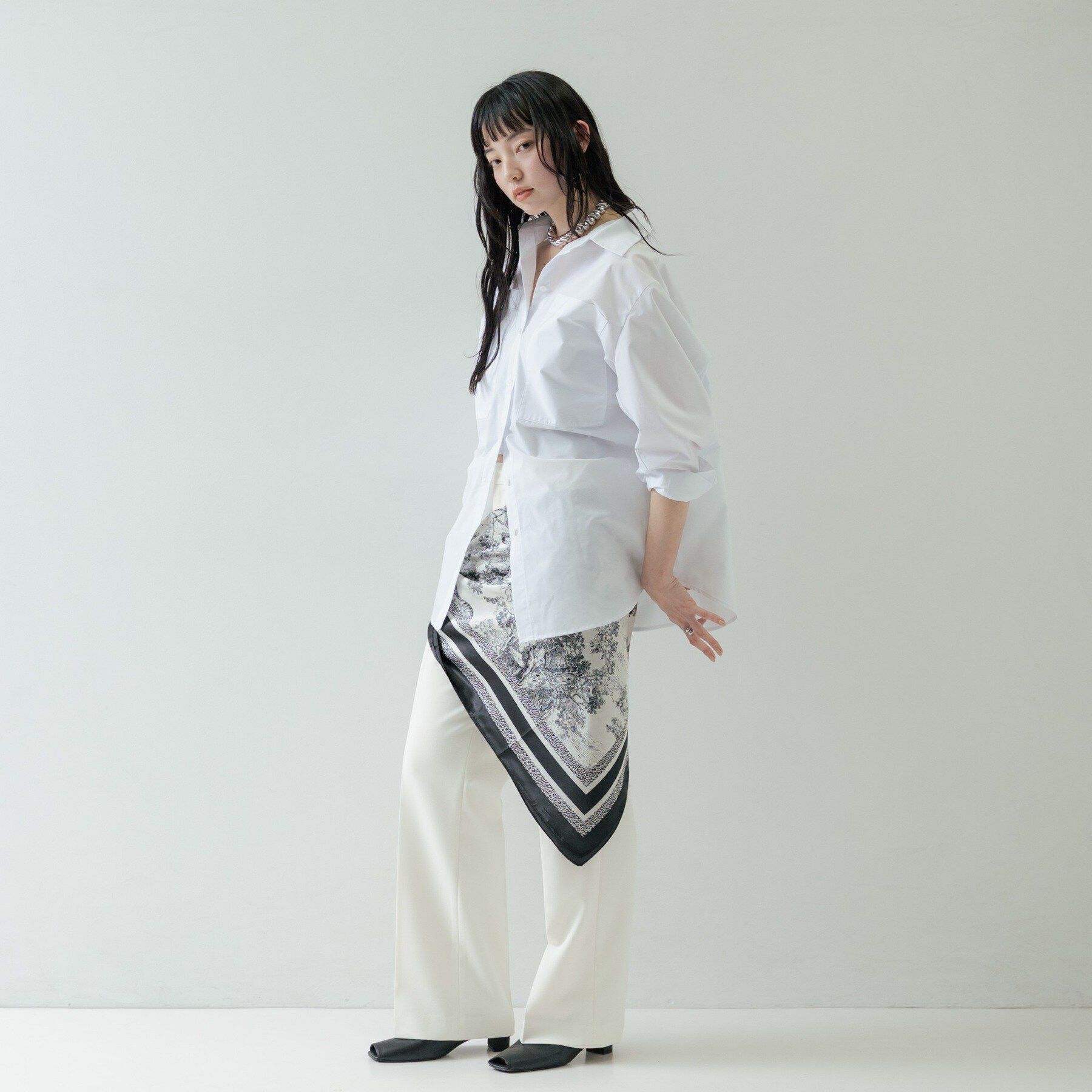 GALLEST「Timeless｜ビッグポケットフォルムシャツ【接触冷感】」|シャツ・ブラウス|