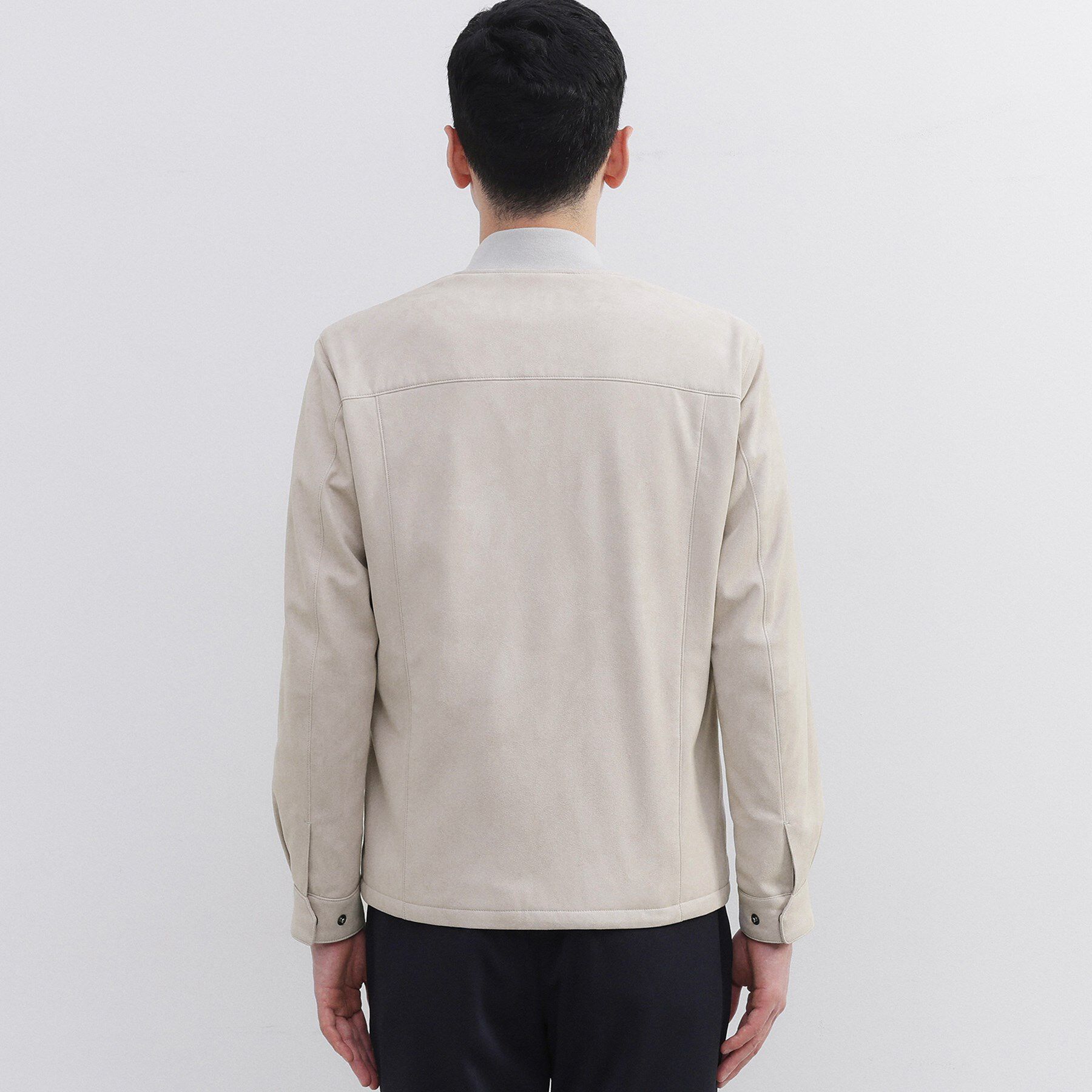 TAKEO KIKUCHI「アマレッタ（R）スウェード MA－1 ブルゾン」|ブルゾン・スタジャン|