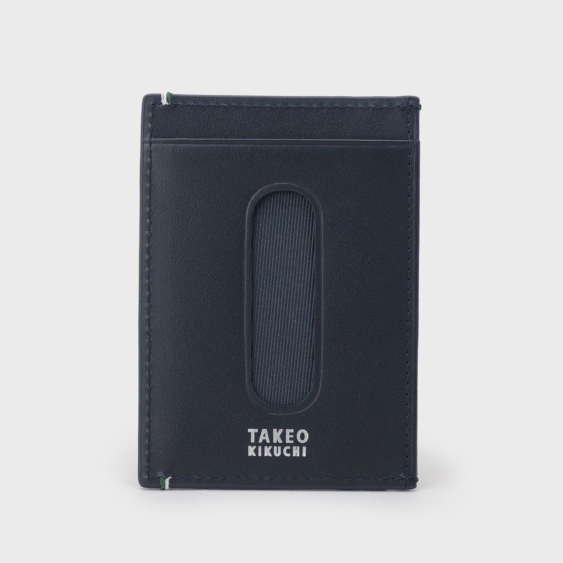 TAKEO KIKUCHI「水シボレザー単パスケース」|その他|ネイビー(094)