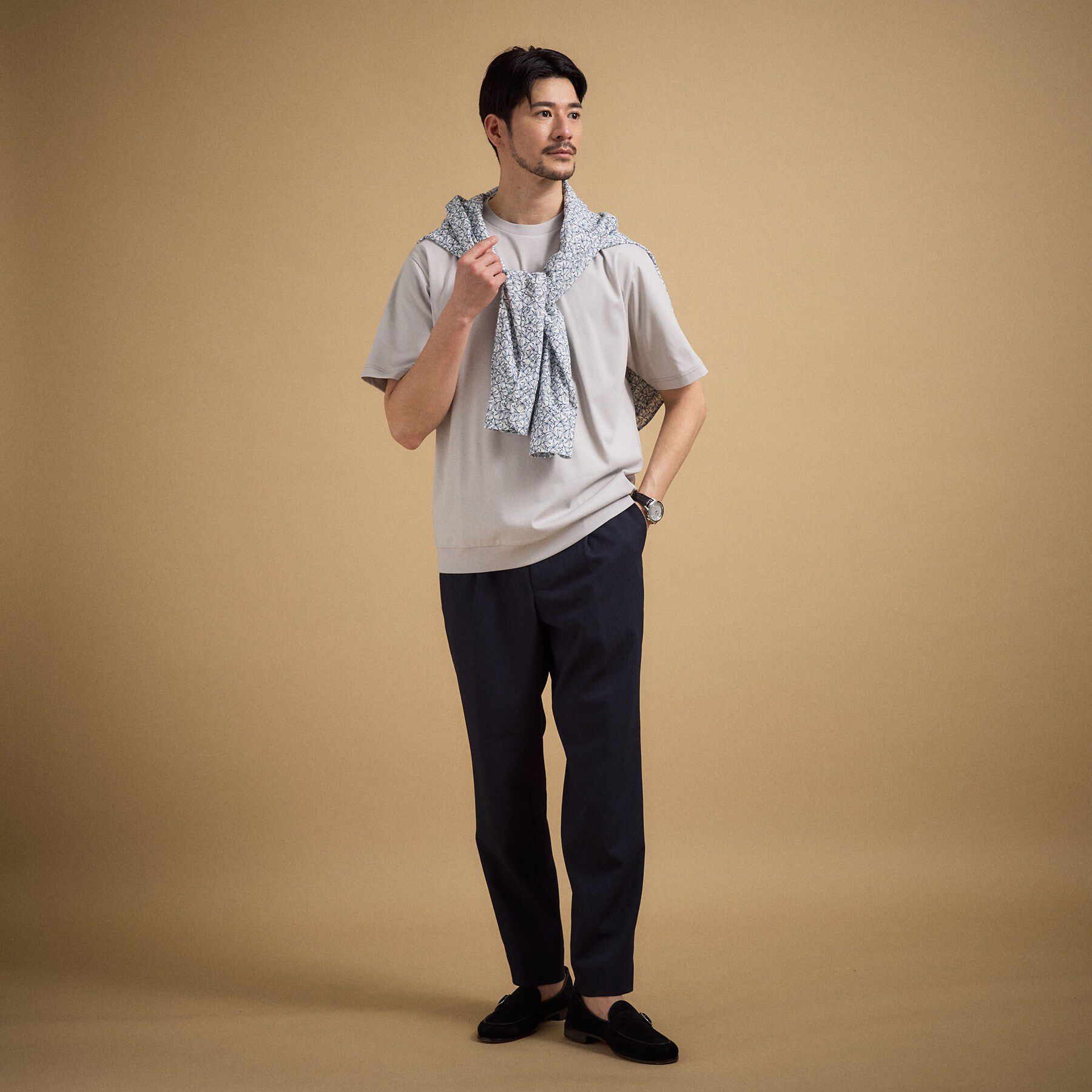 TAKEO KIKUCHI「アイスクリアコットン プルオーバー」|Tシャツ・カットソー|