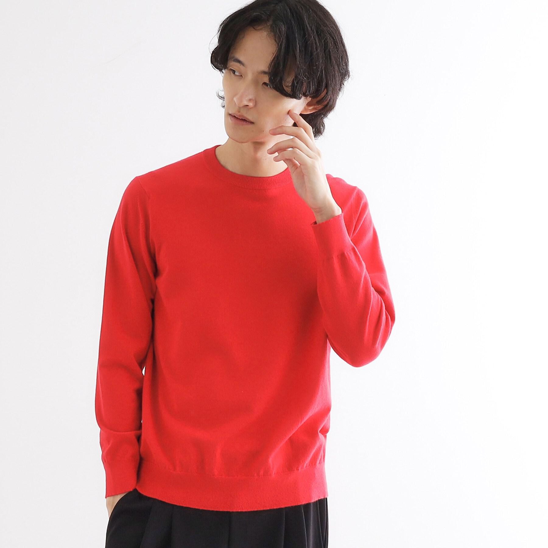 tk.TAKEO KIKUCHI「ハイゲージコンパクトニットクルー」|ニット・セーター|